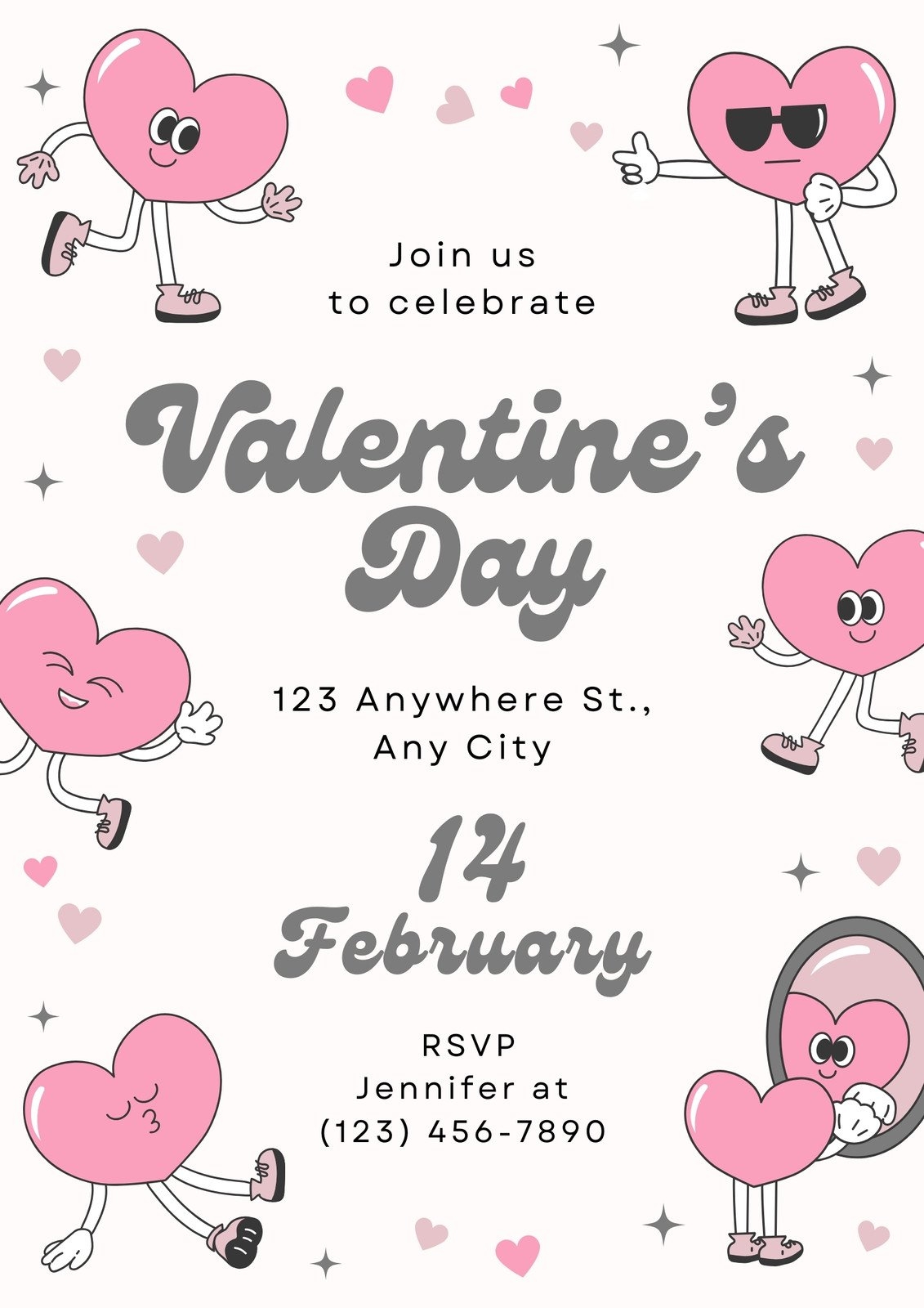 Valentine Template Printable Free