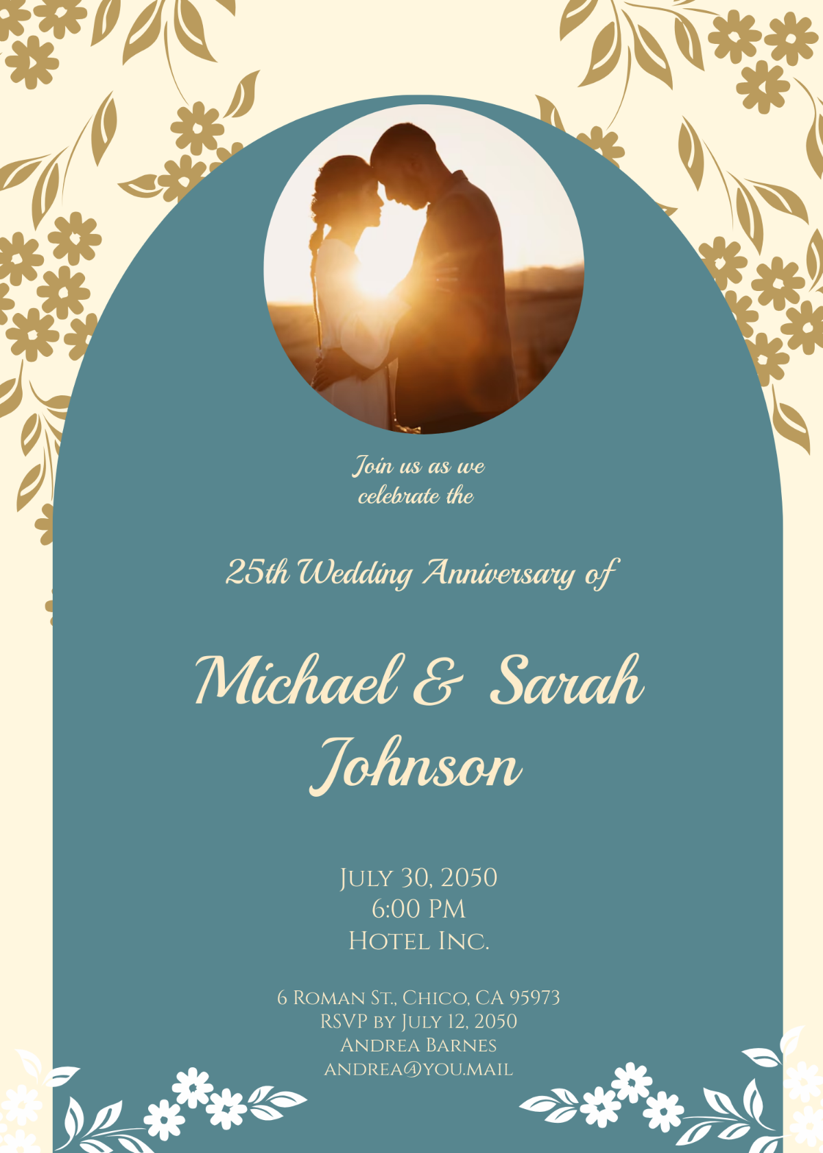 Free Printable Anniversary Invitations Templates