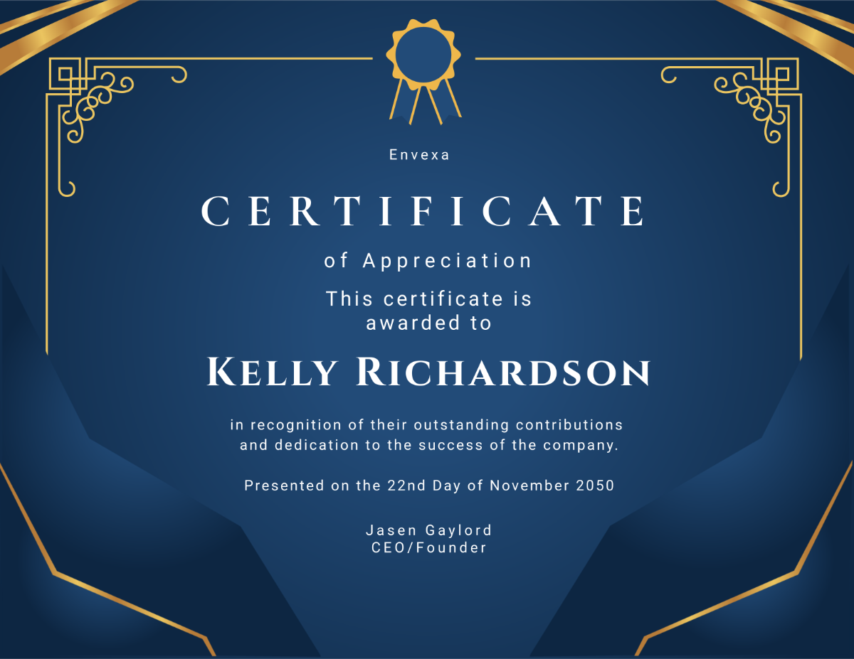 Free Blank Certificates Printable