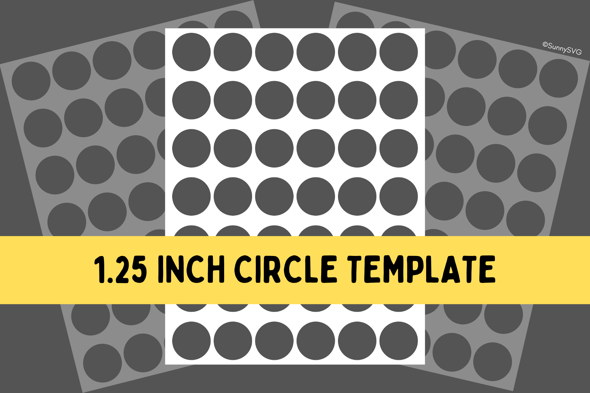 Free Circle Templates Printable 1 25 Inch Sunny SVG