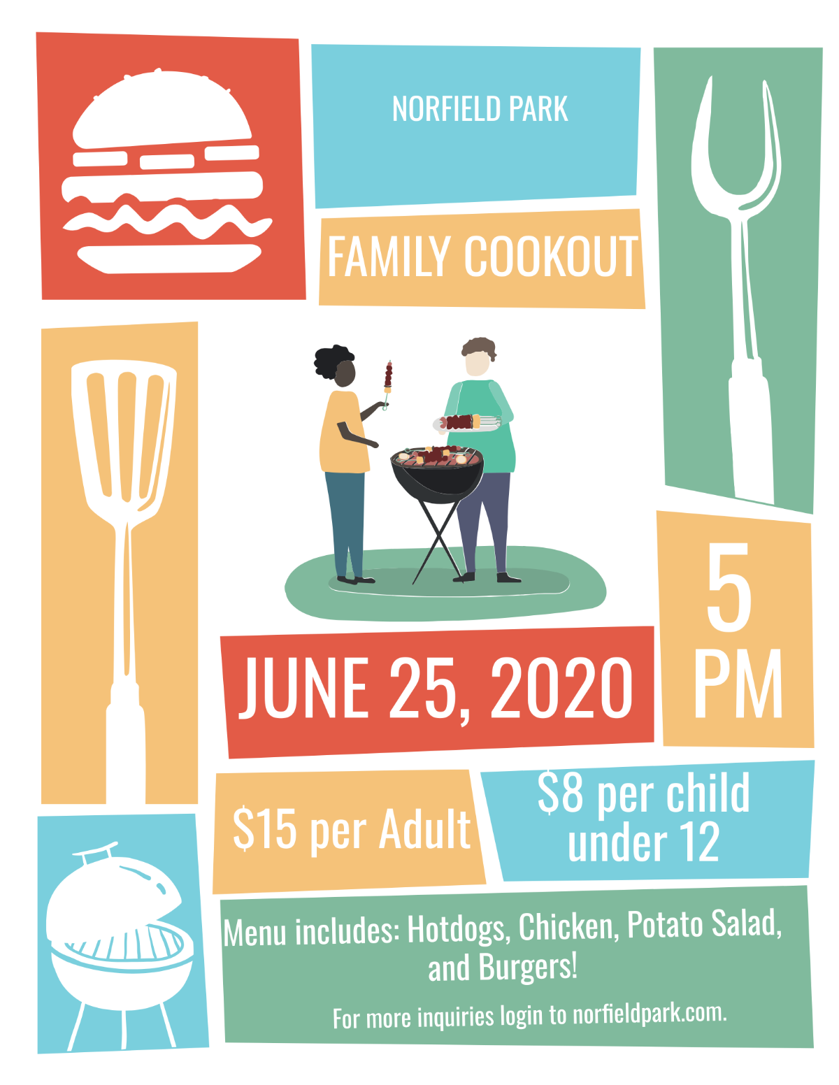 Free Cookout Flyer Templates Editable And Printable