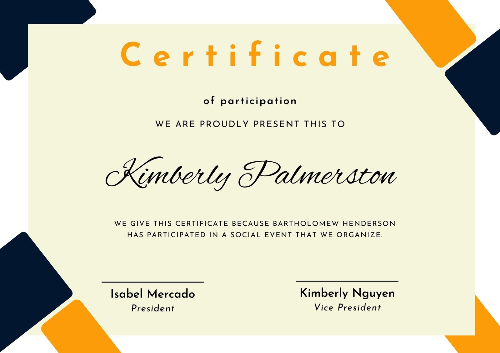 Free Printable Perfect Attendance Certificate Template