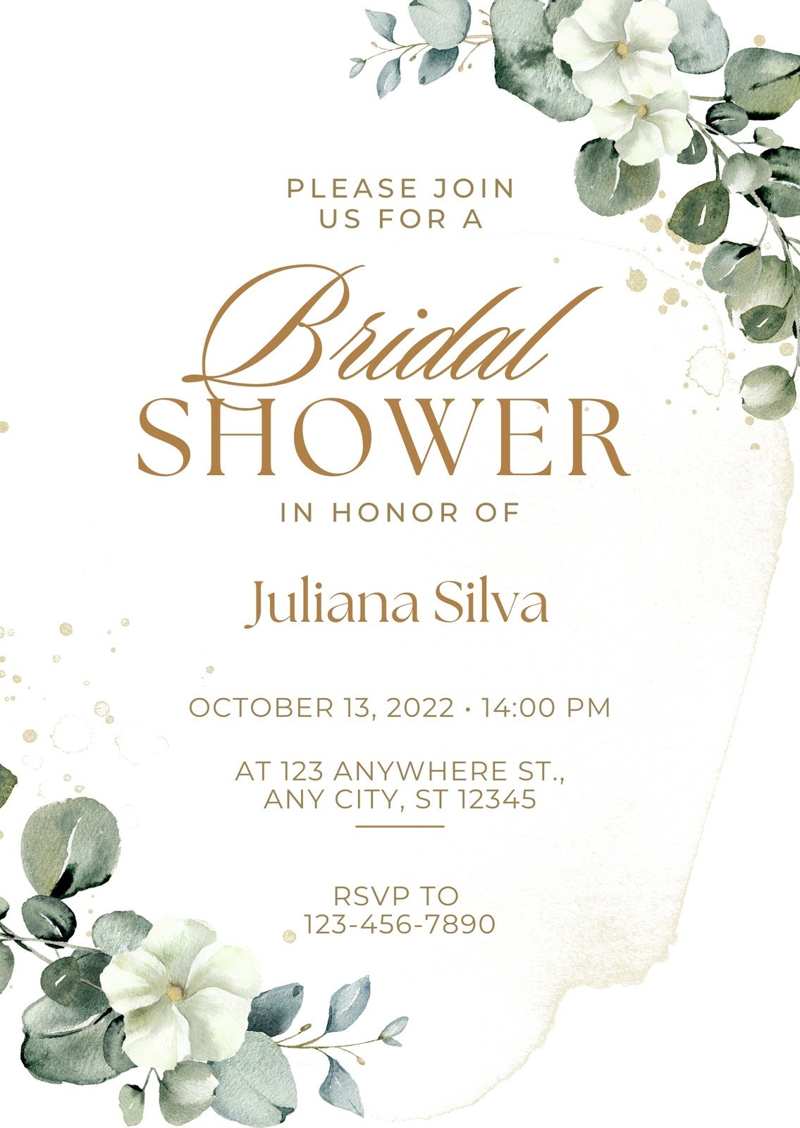 Free Printable Couples Shower Invitation Templates