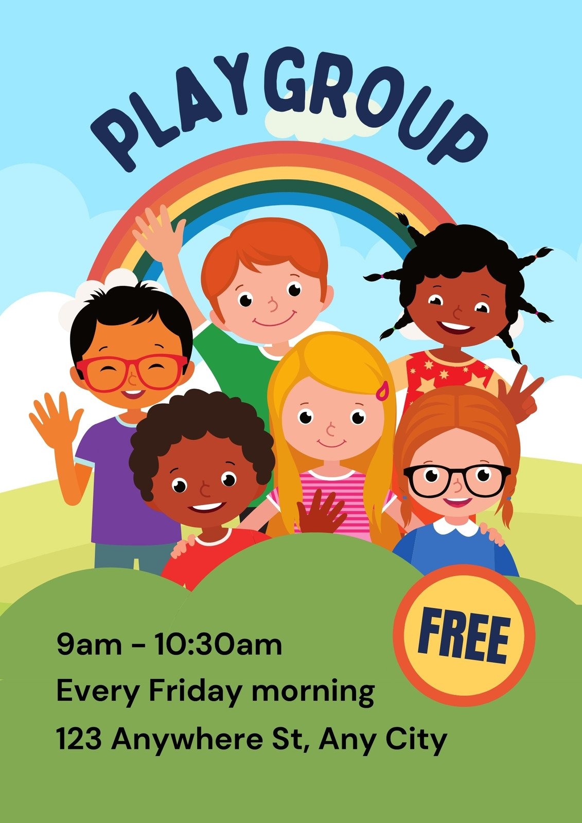 Free Printable Preschool Flyer Templates