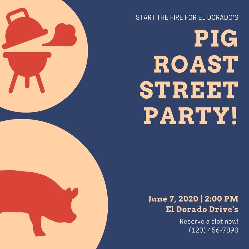 Free Custom Printable Pig Roast Invitation Templates Canva