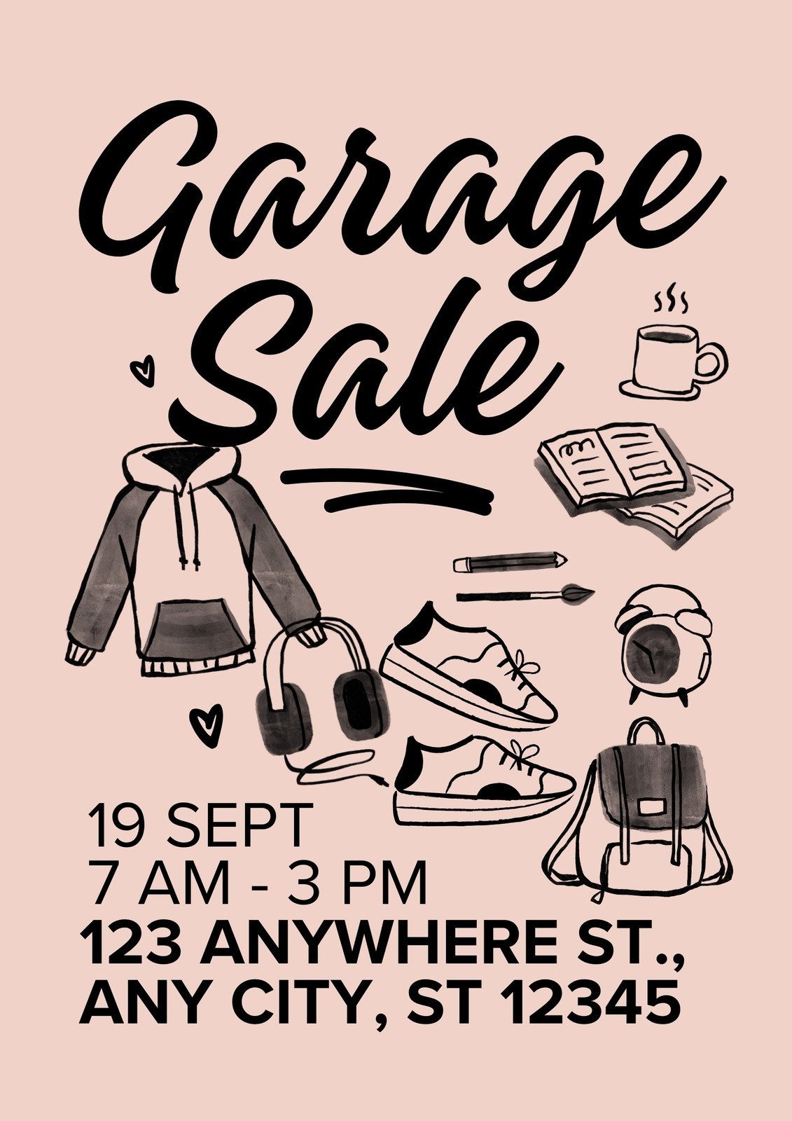 Free Printable Garage Sale Signs Templates