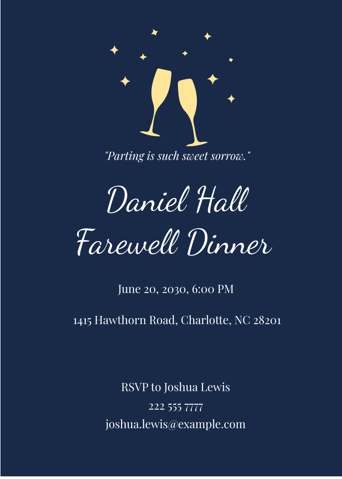 Free Dinner Invitation Templates Editable And Printable