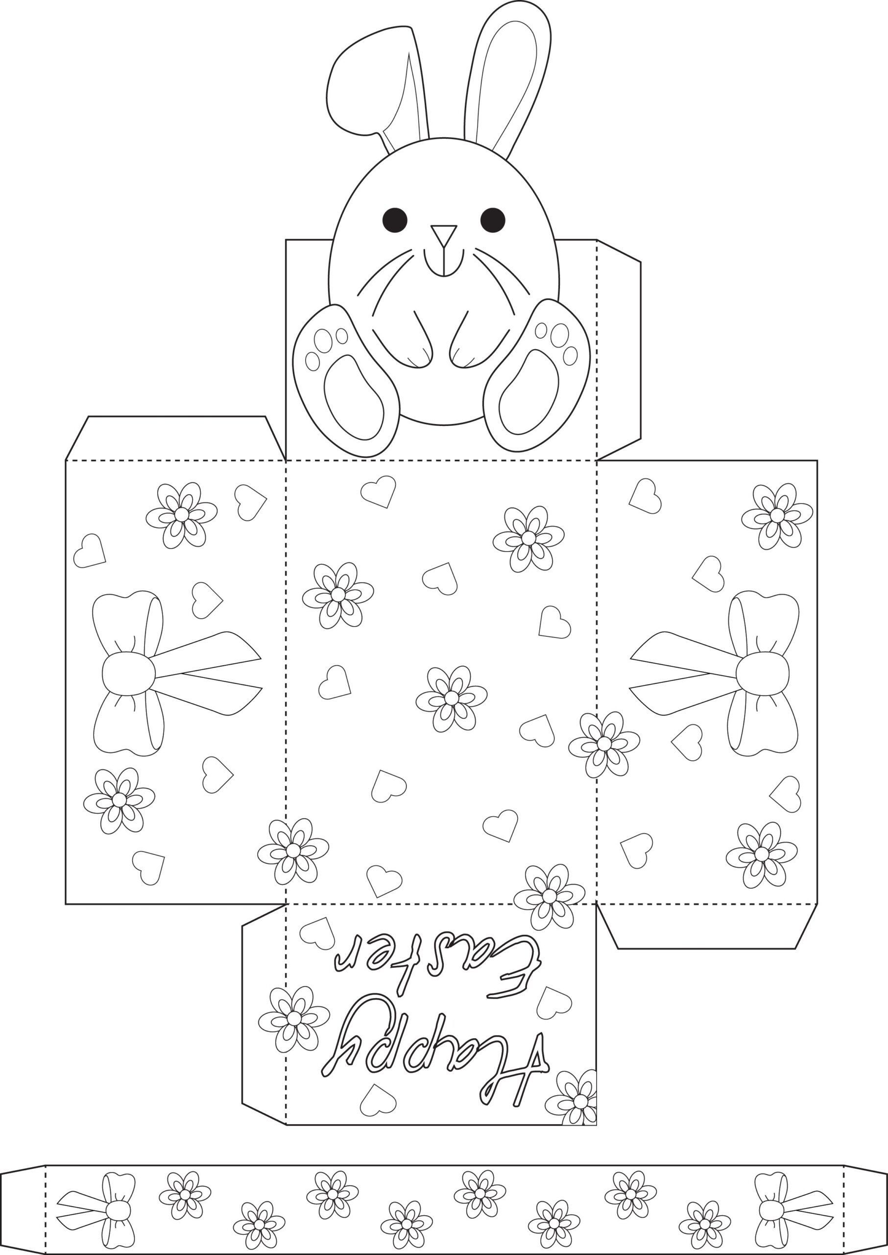 Blank Printable Basket Template