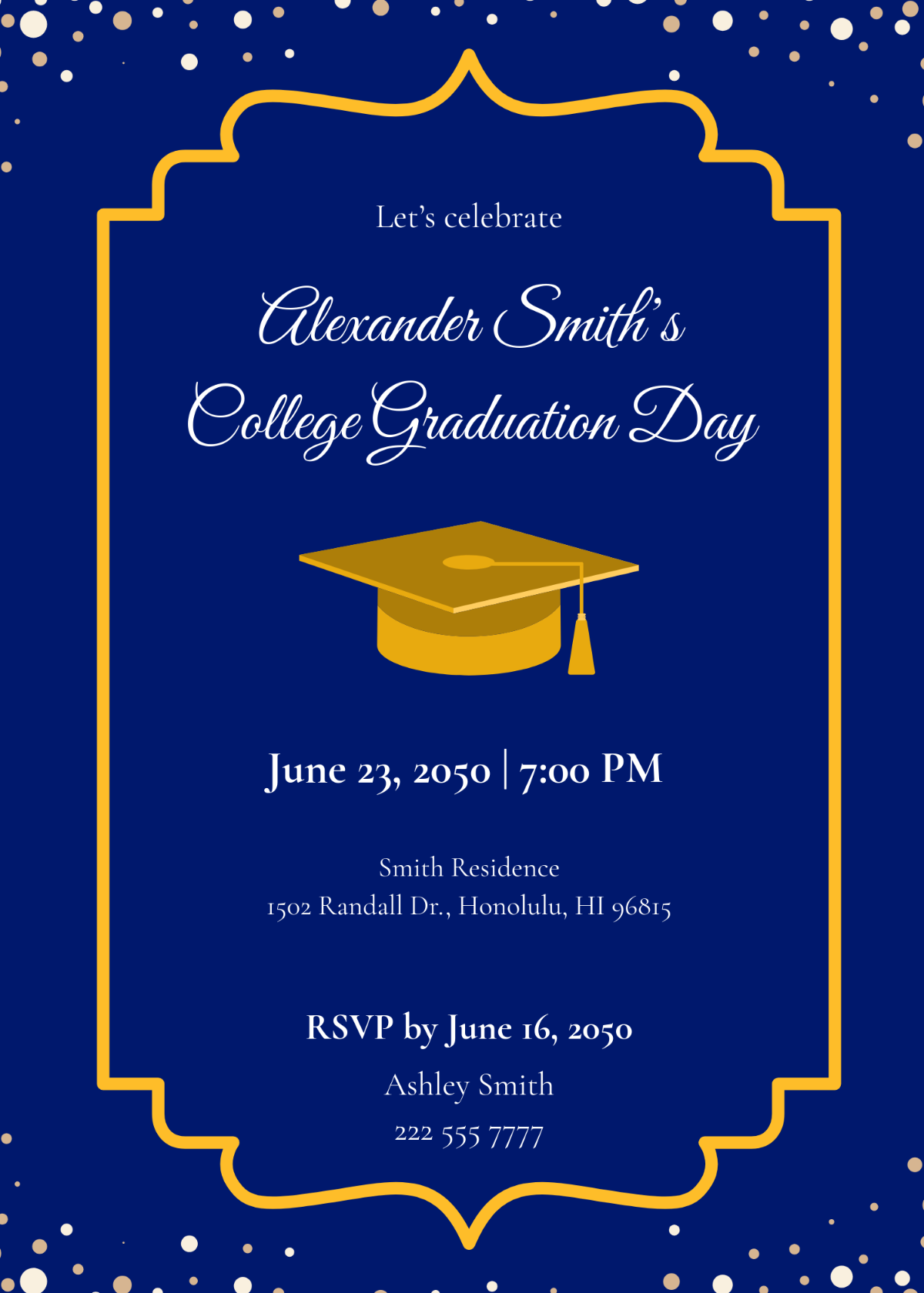 Graduation Invitation Printable Templates Free