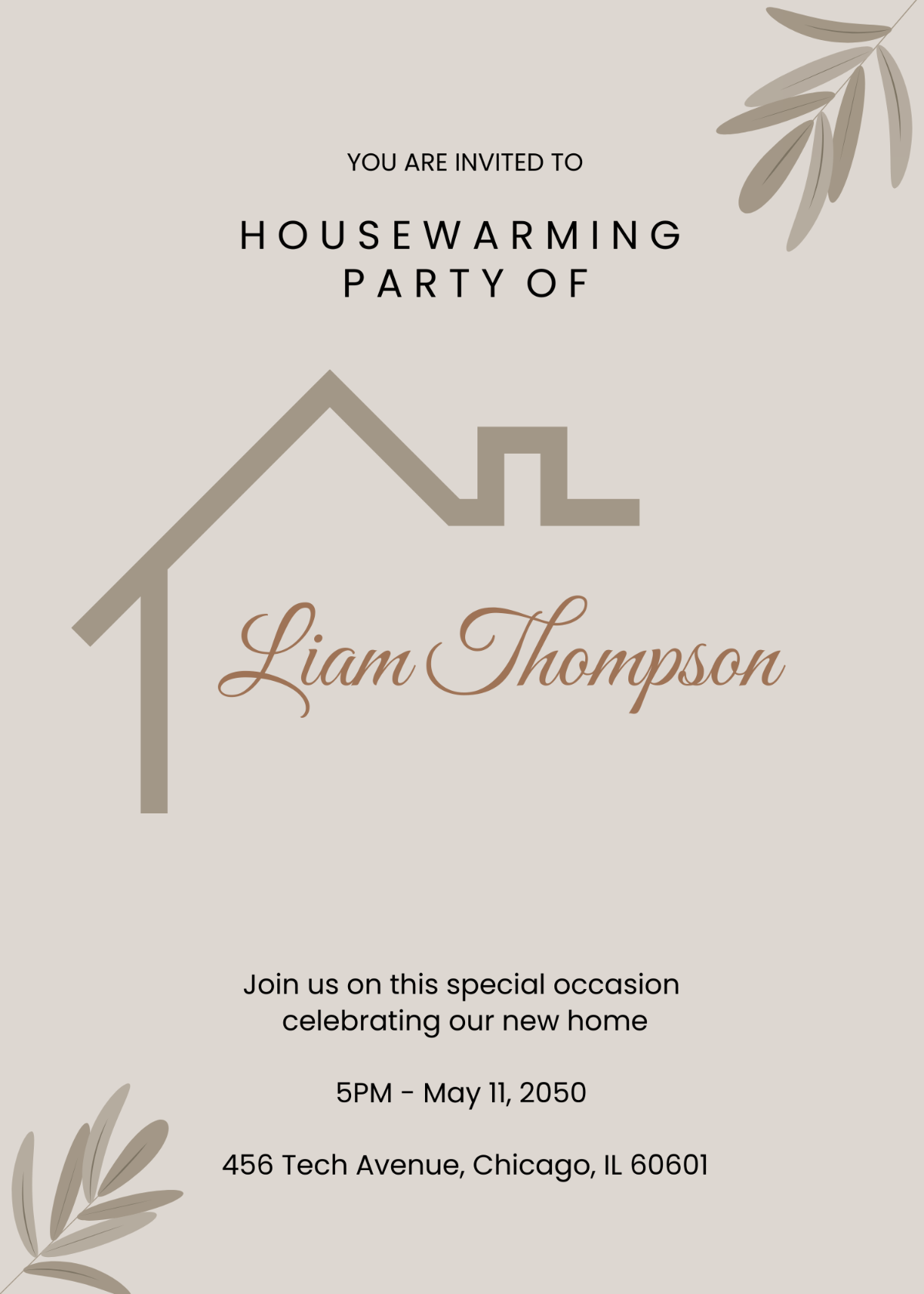Housewarming Invitations Templates Free Printable