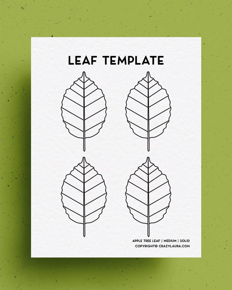 Free Leaf Template U0026 Printable Stencils For