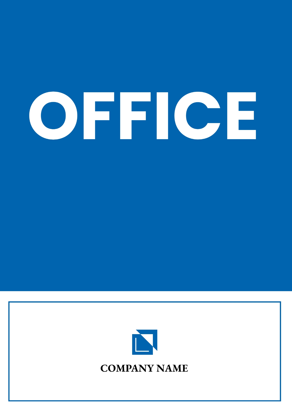 Free Office Sign Templates Editable And Printable