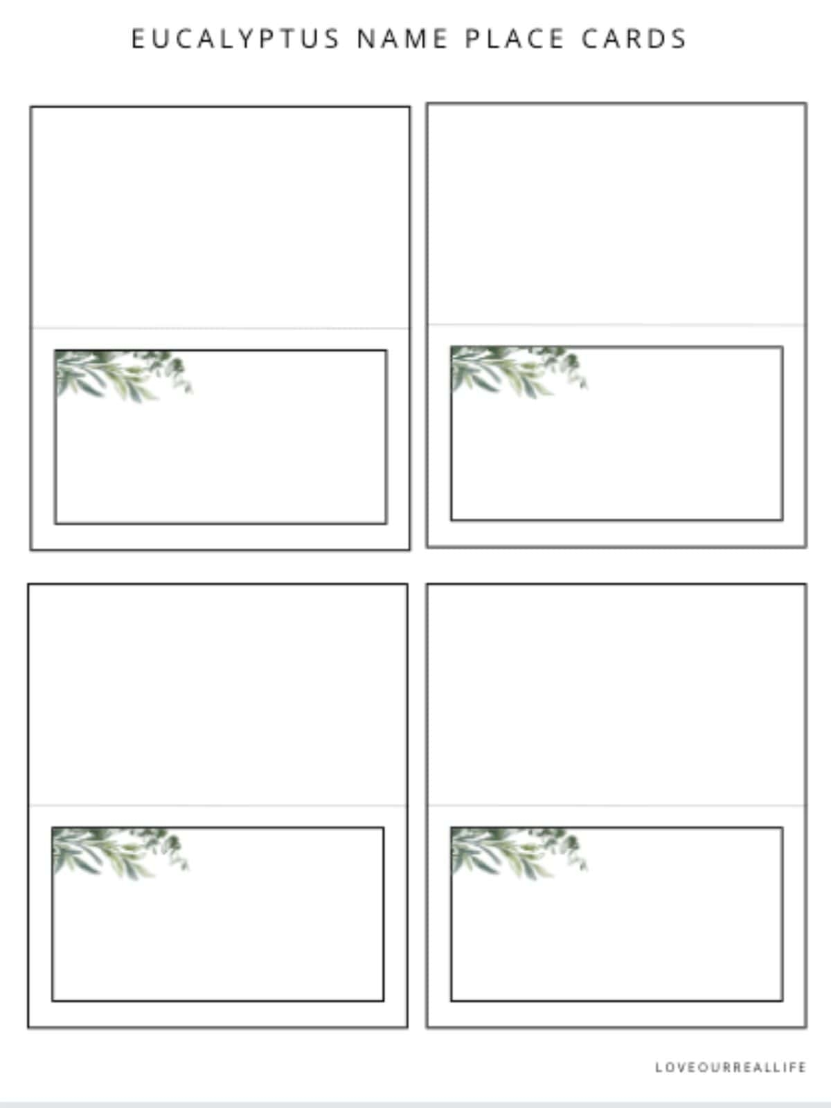 Free Decorative Printables Template