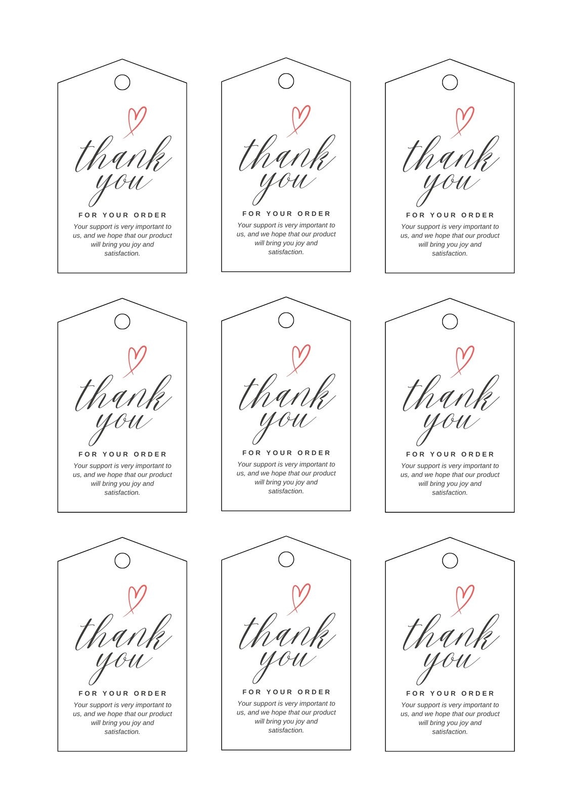 Free Printable Blank Gift Tags Pdf