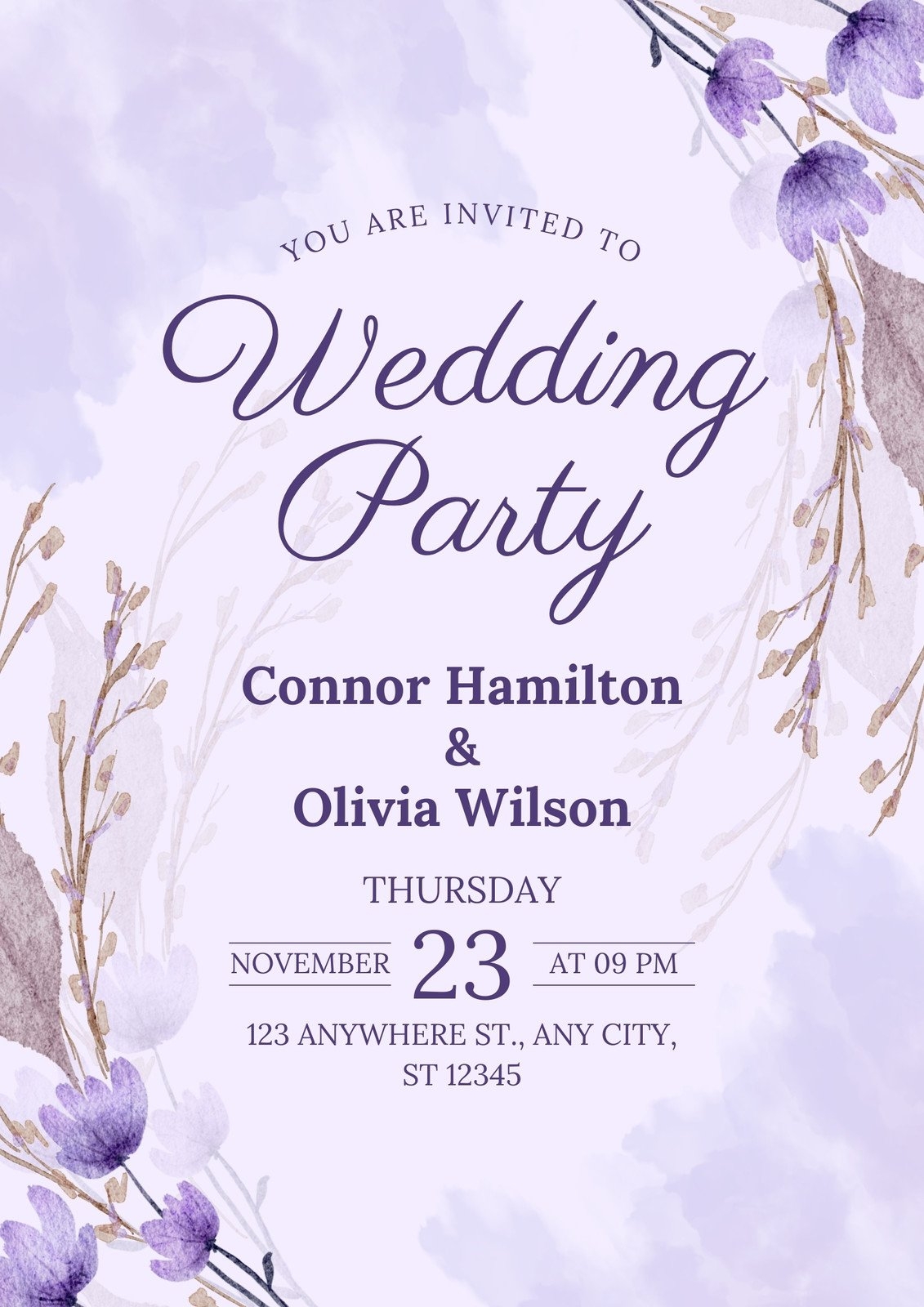 Free Printable Invitation Flyer Template