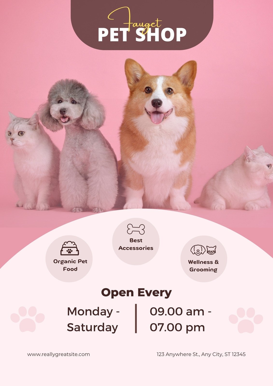 Free Printable Animal Flyer Templates You Can Customize Canva