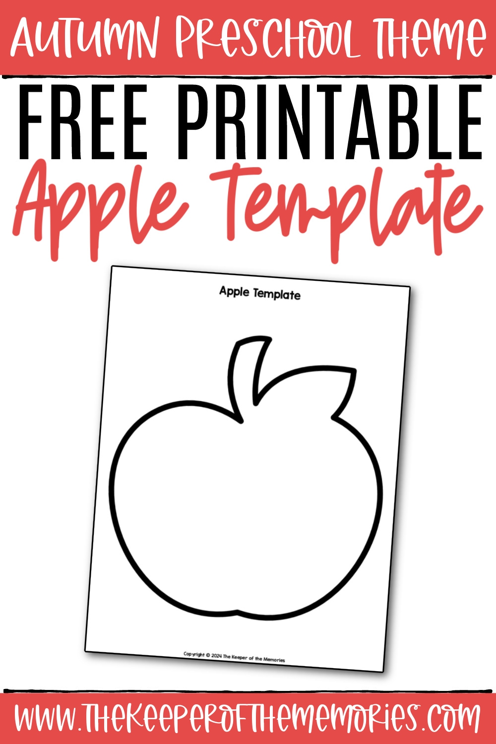 Free Printable Apple