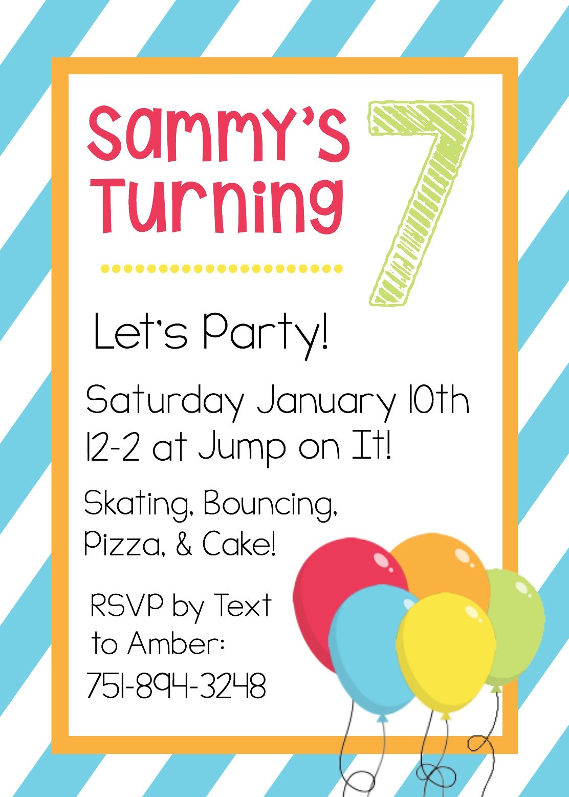 Printable Invites Free Template