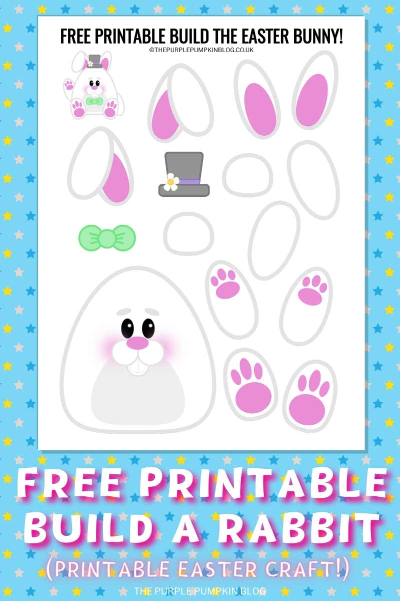Free Printable Easter Bunny Template Pdf