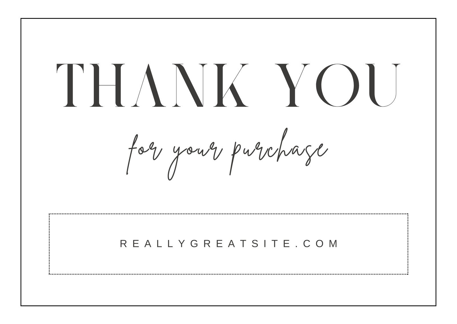 Free Printable Thank You Postcard Templates