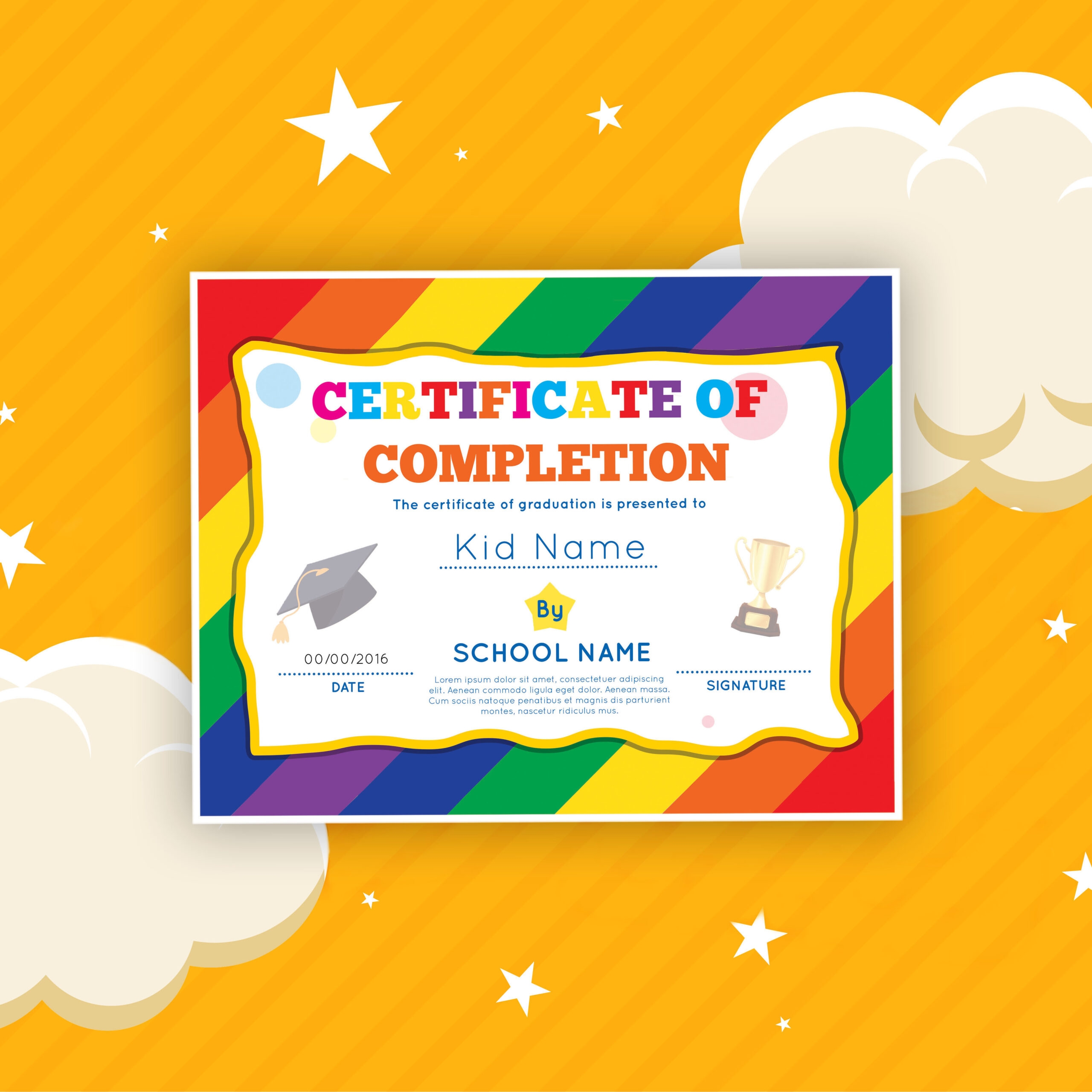 Editable Free Printable Certificate Templates