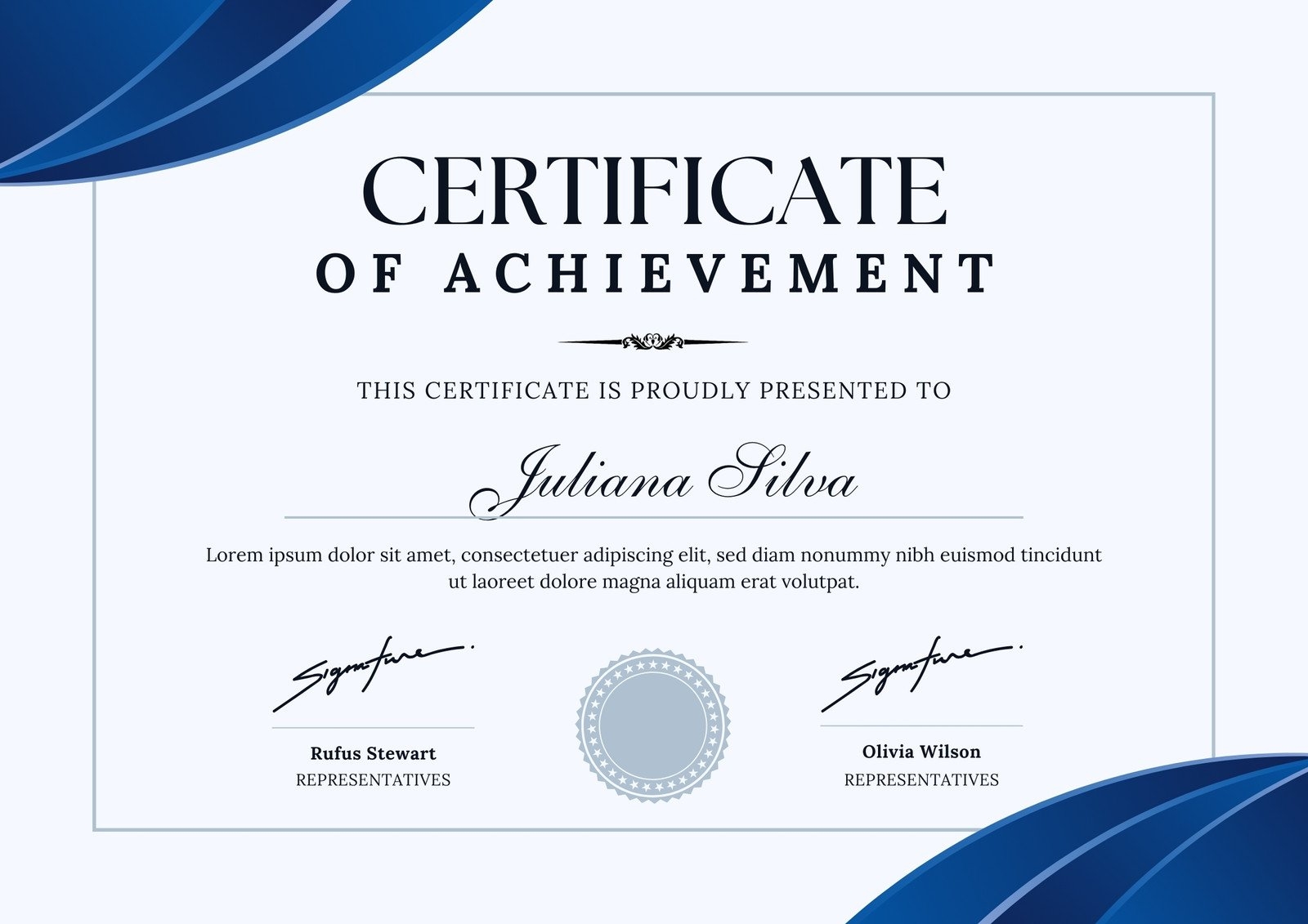 Certificate Of E Template Free Printable