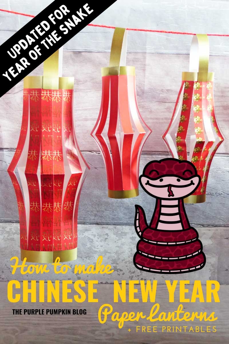 Free Printable Paper Lantern Templates Chinese