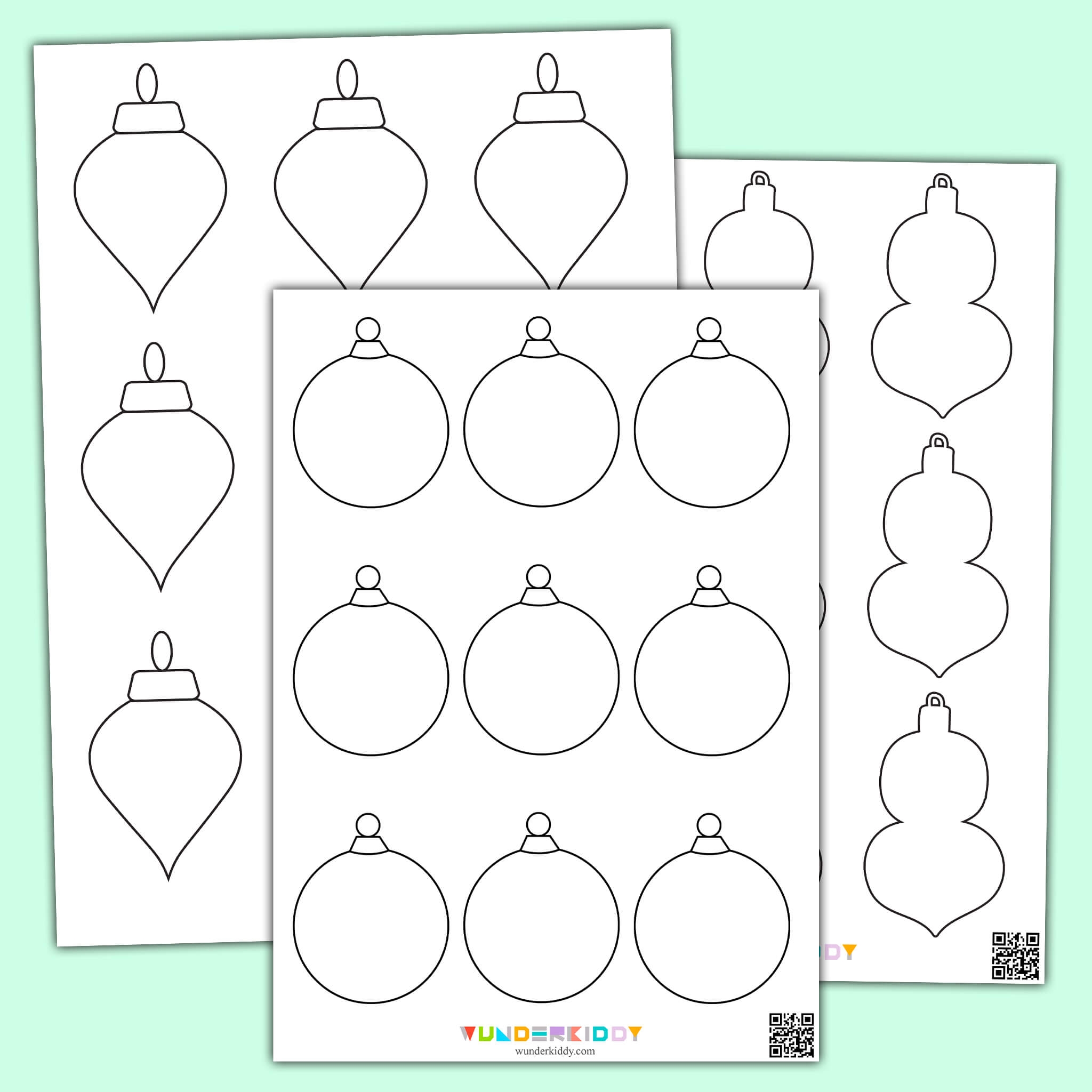 Christmas Ornaments Printable Free