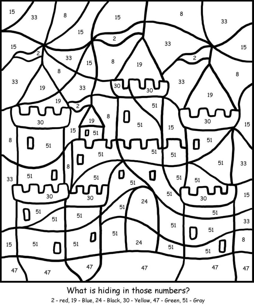 Color By The Number Free Printable