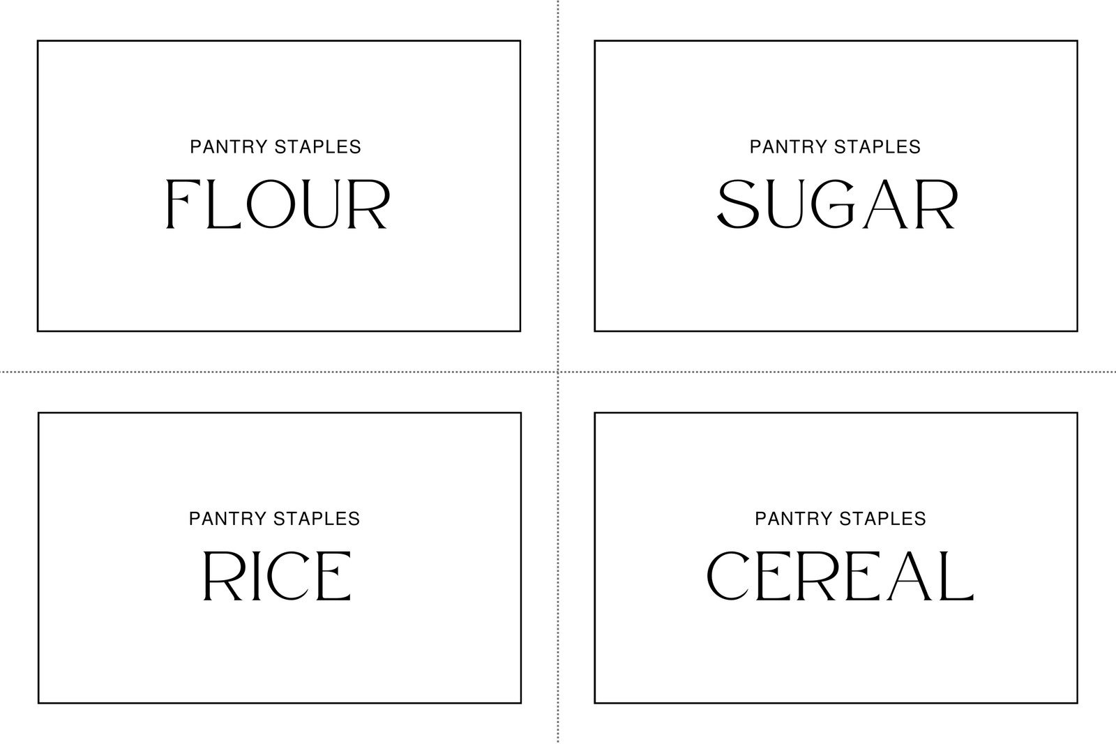Free Printable Vintage Labels Template