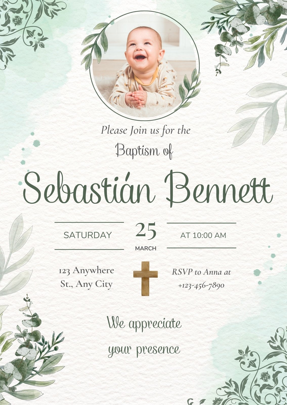 Free Printable Baptism Templates