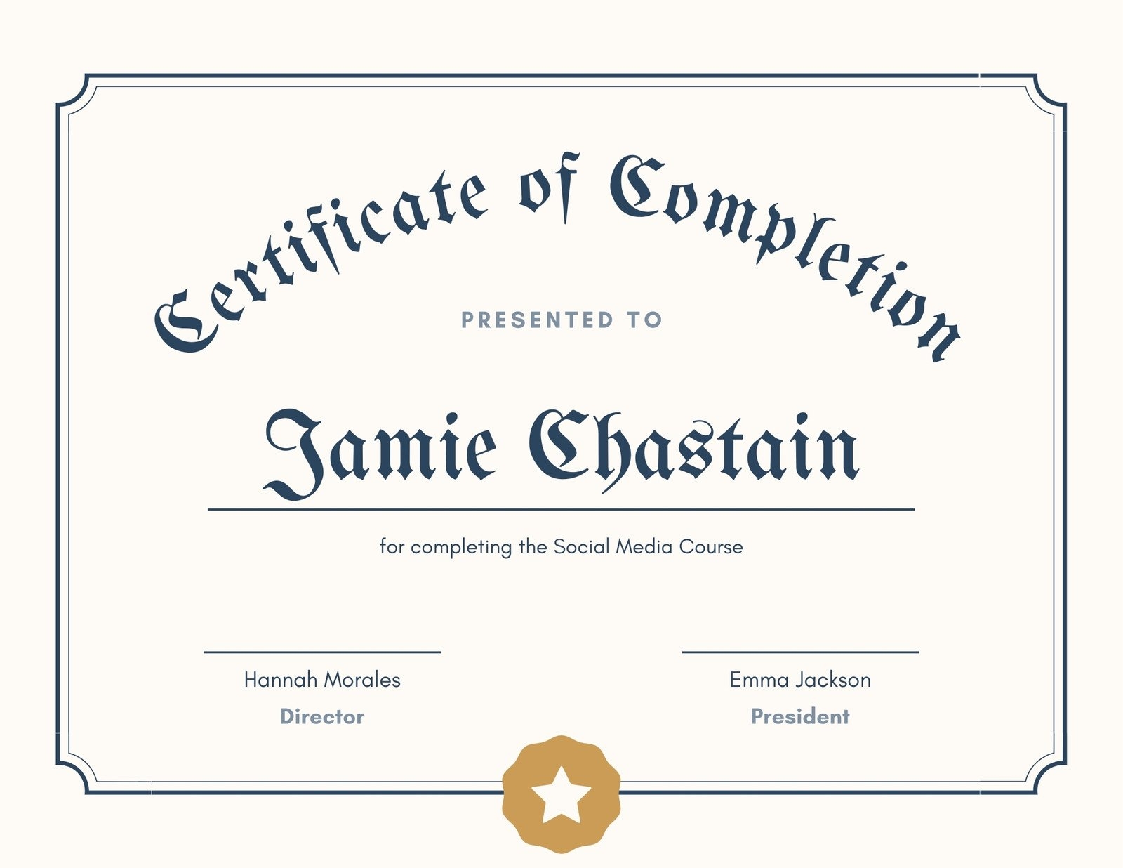 Free Printable Job Training Certificate Templates