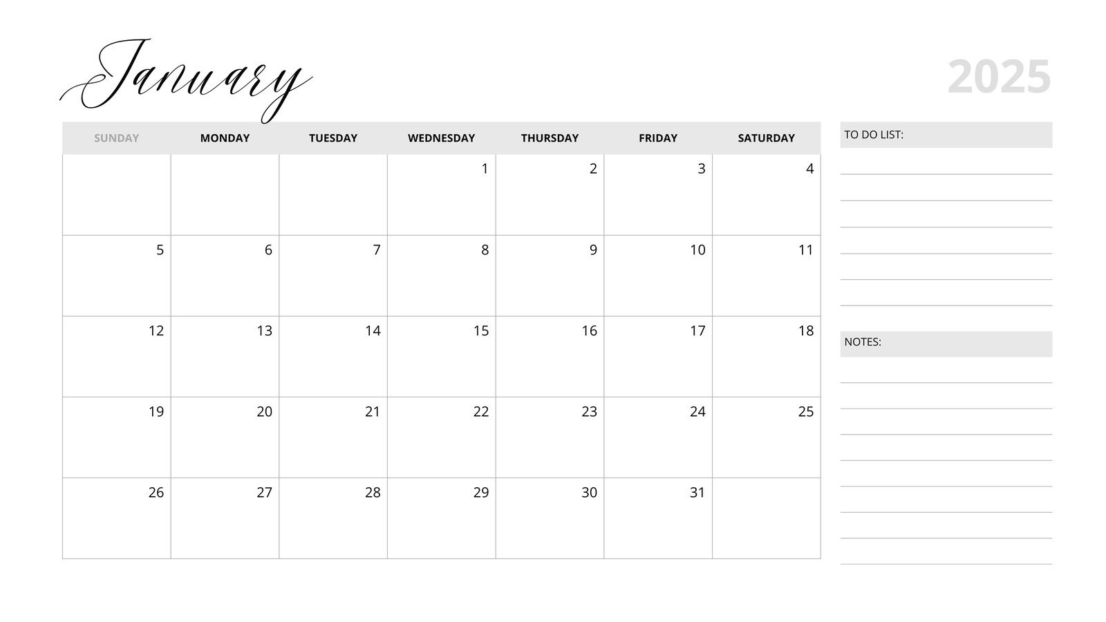 Free Printable Schedule Template Monthly