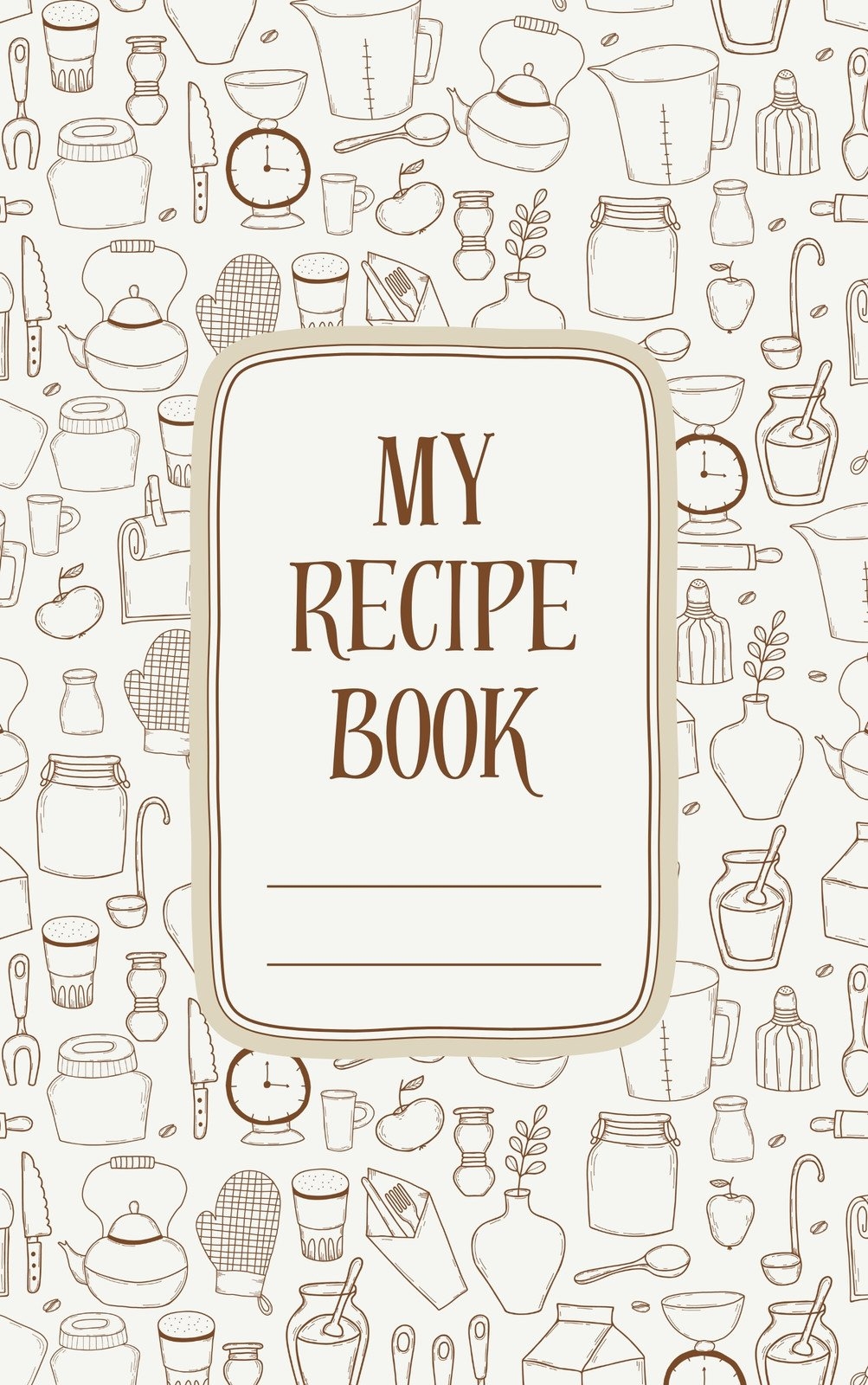 Cookbook Templates Free Printable
