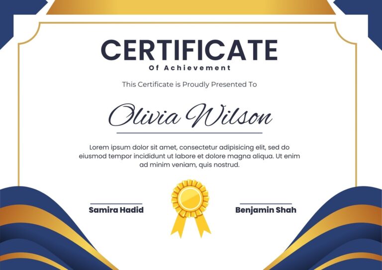 Recognition Certificate Templates Free Printable - Printable Template Hub