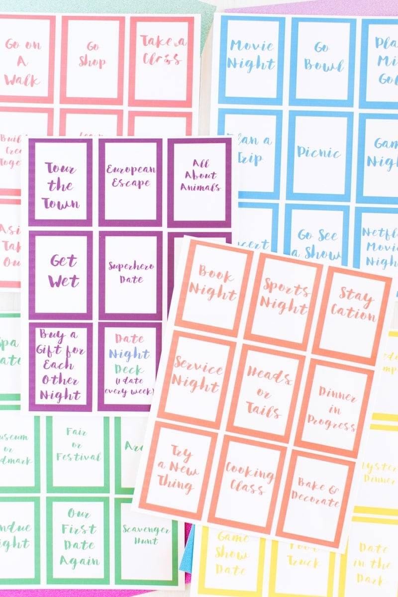 Printable Date Night Card Templates Free