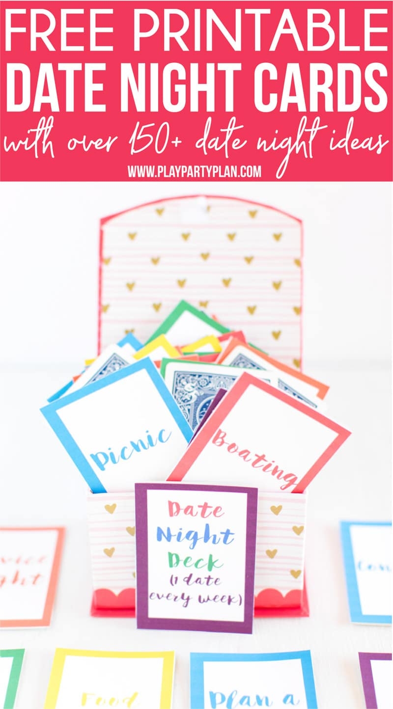 Printable Date Night Card Templates Free