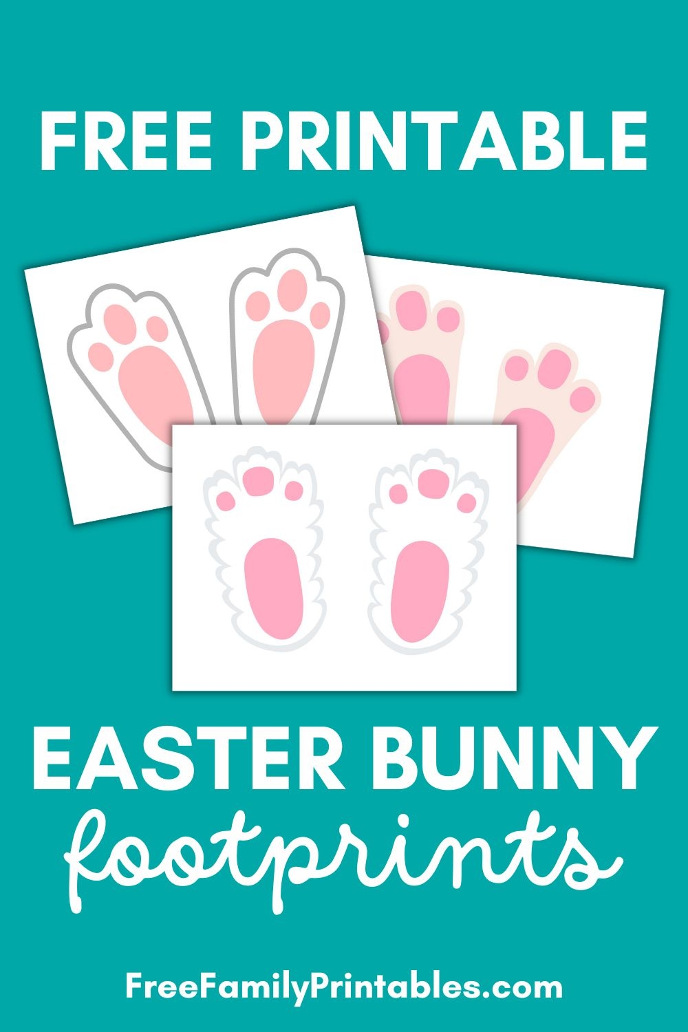 Free Printable Bunny Feet Template Pdf