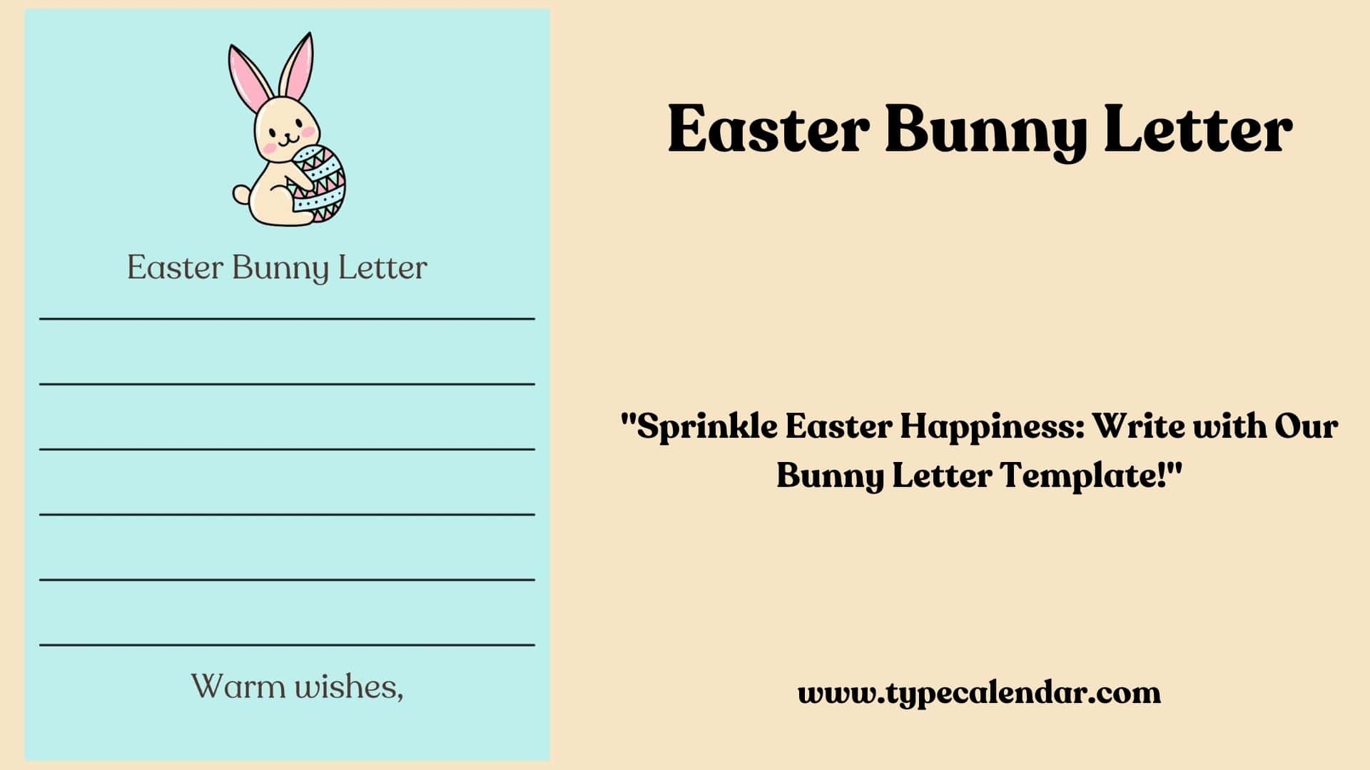 Free Printable Easter Bunny Template Word