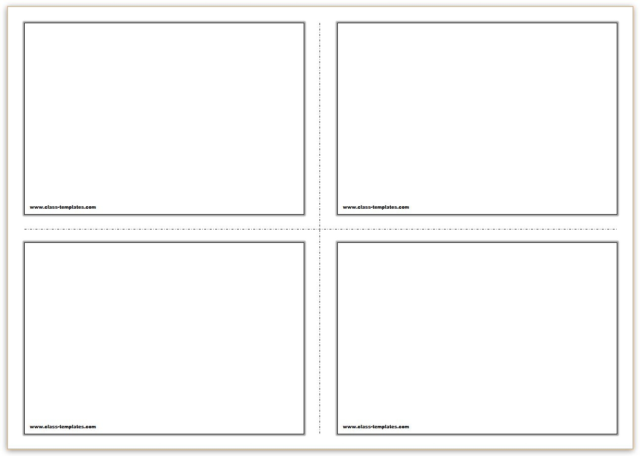 Blank Card Template Printable