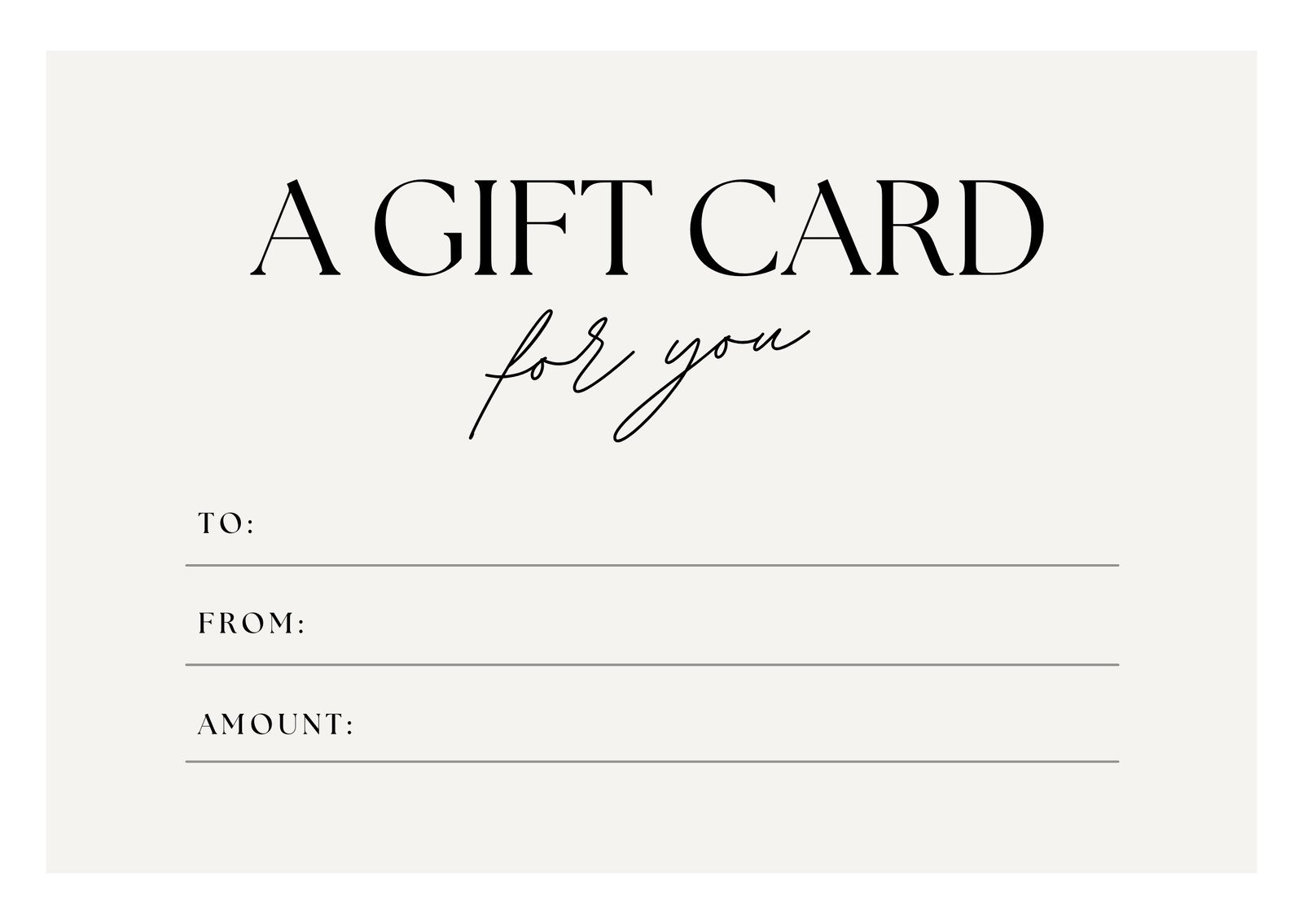 Printable Gift Certificate Template Word Free