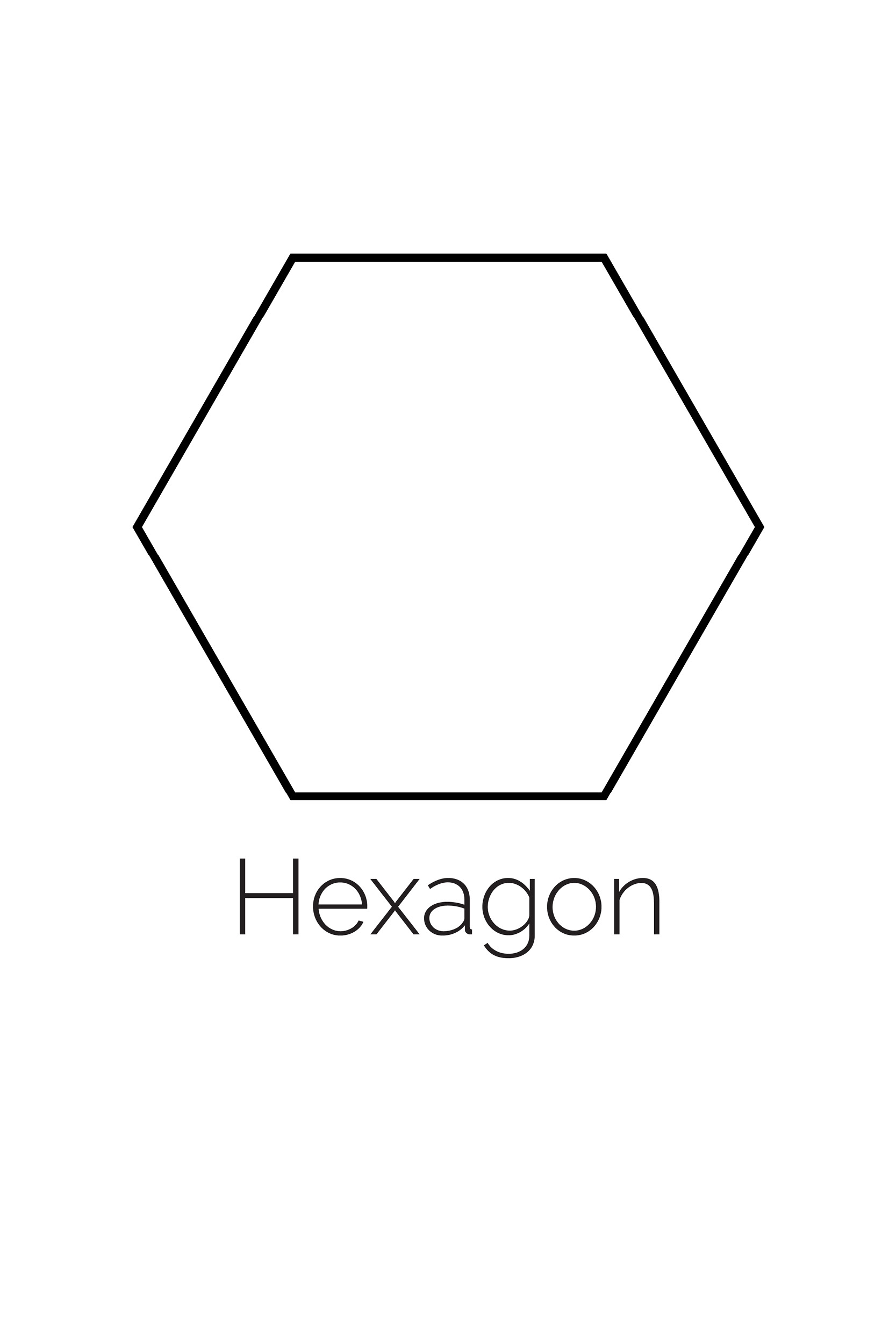 Free Hexagon Template Printable