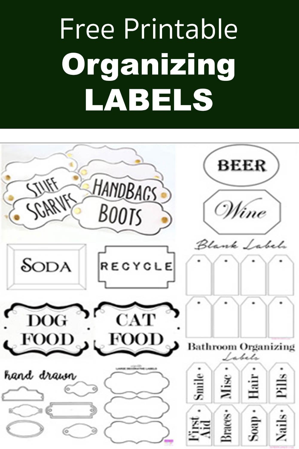Customizable Free Printable Label Templates