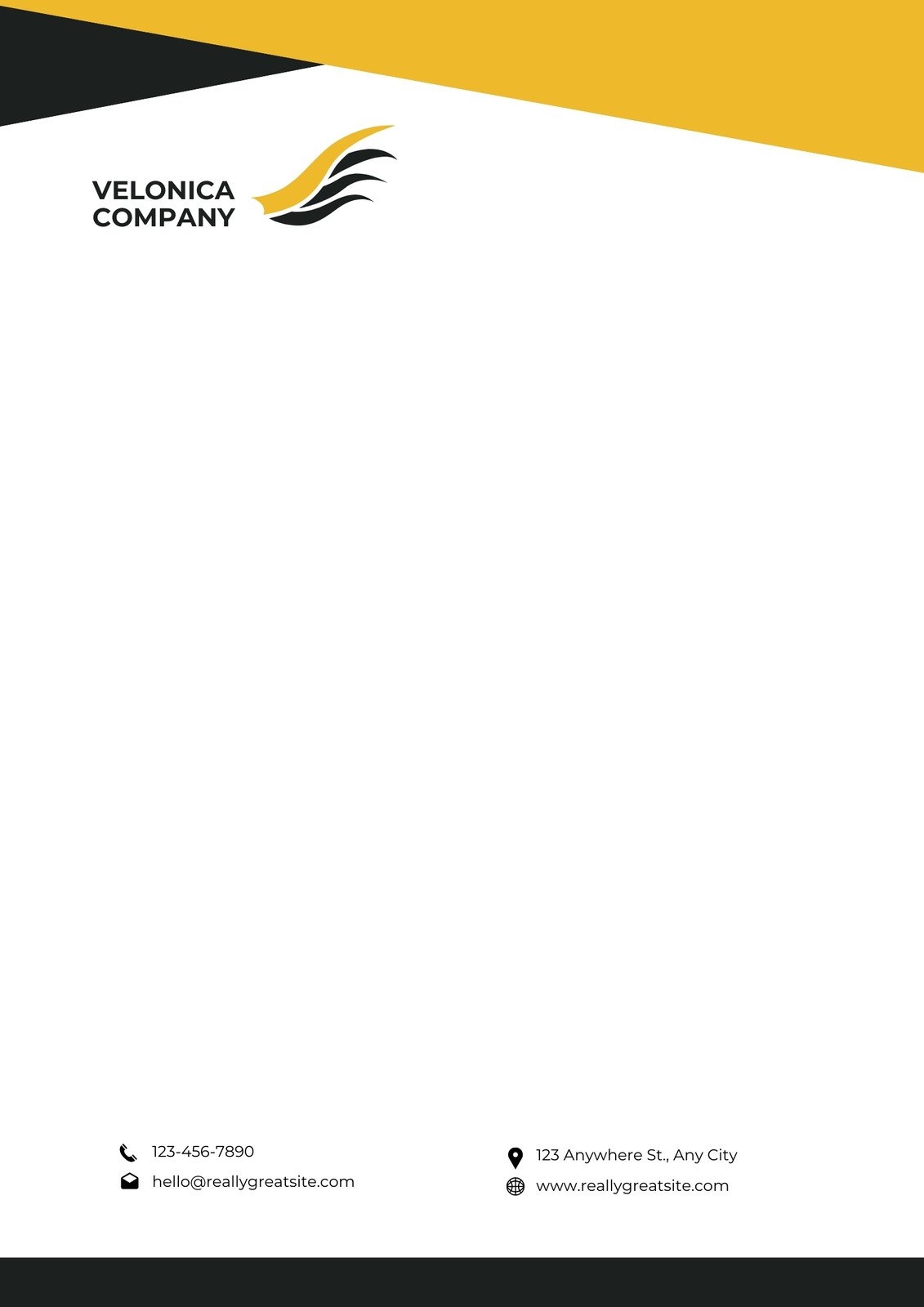 Free Printable Business Letterhead Templates