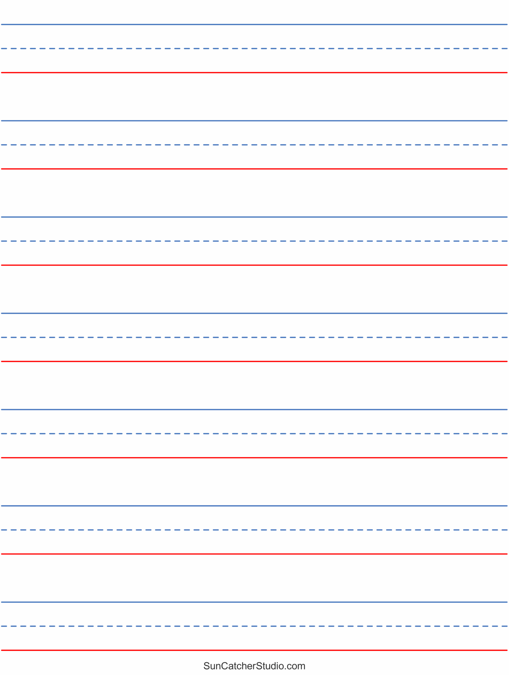 Free Printable Blank Notebook Paper