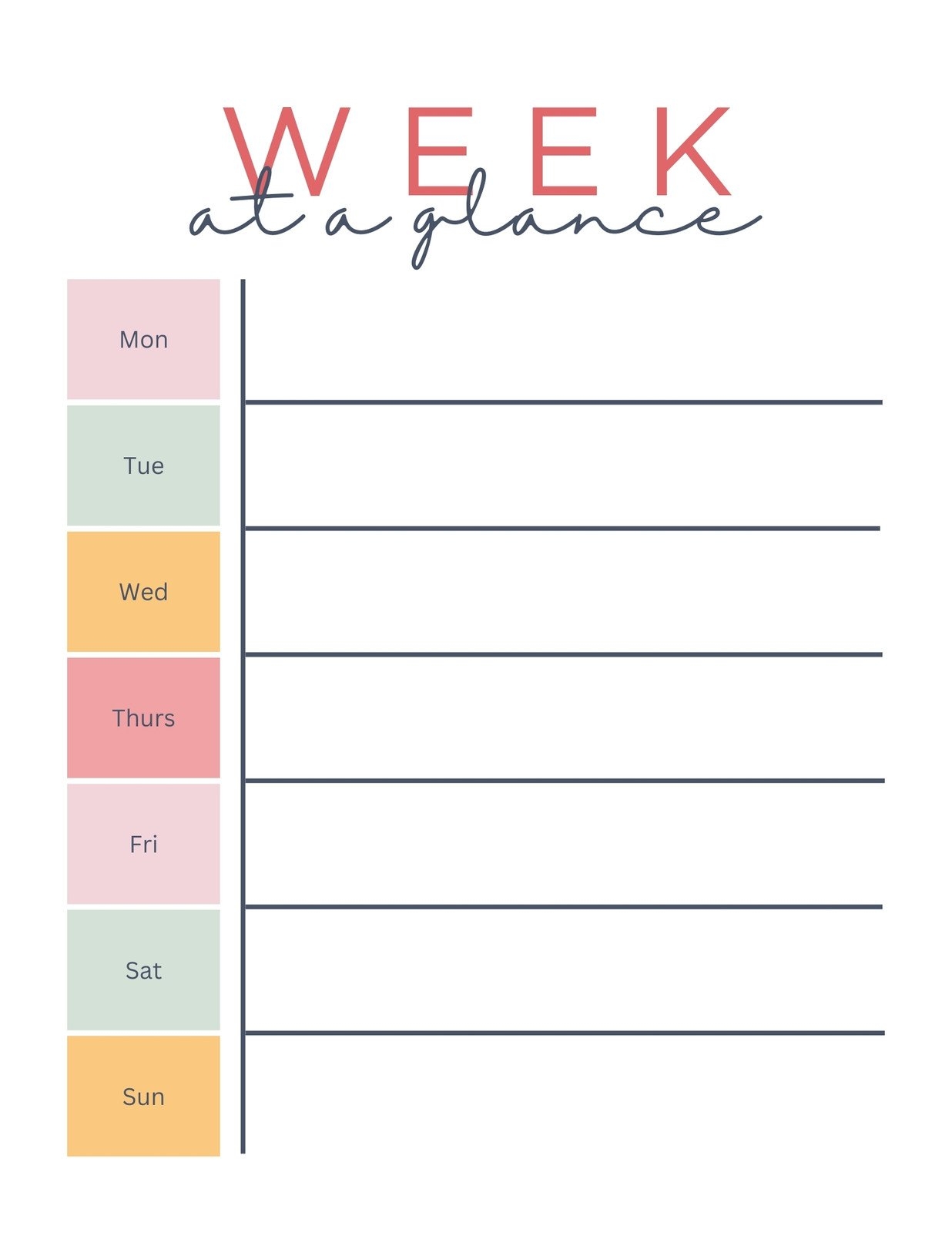 Free Planner Printables