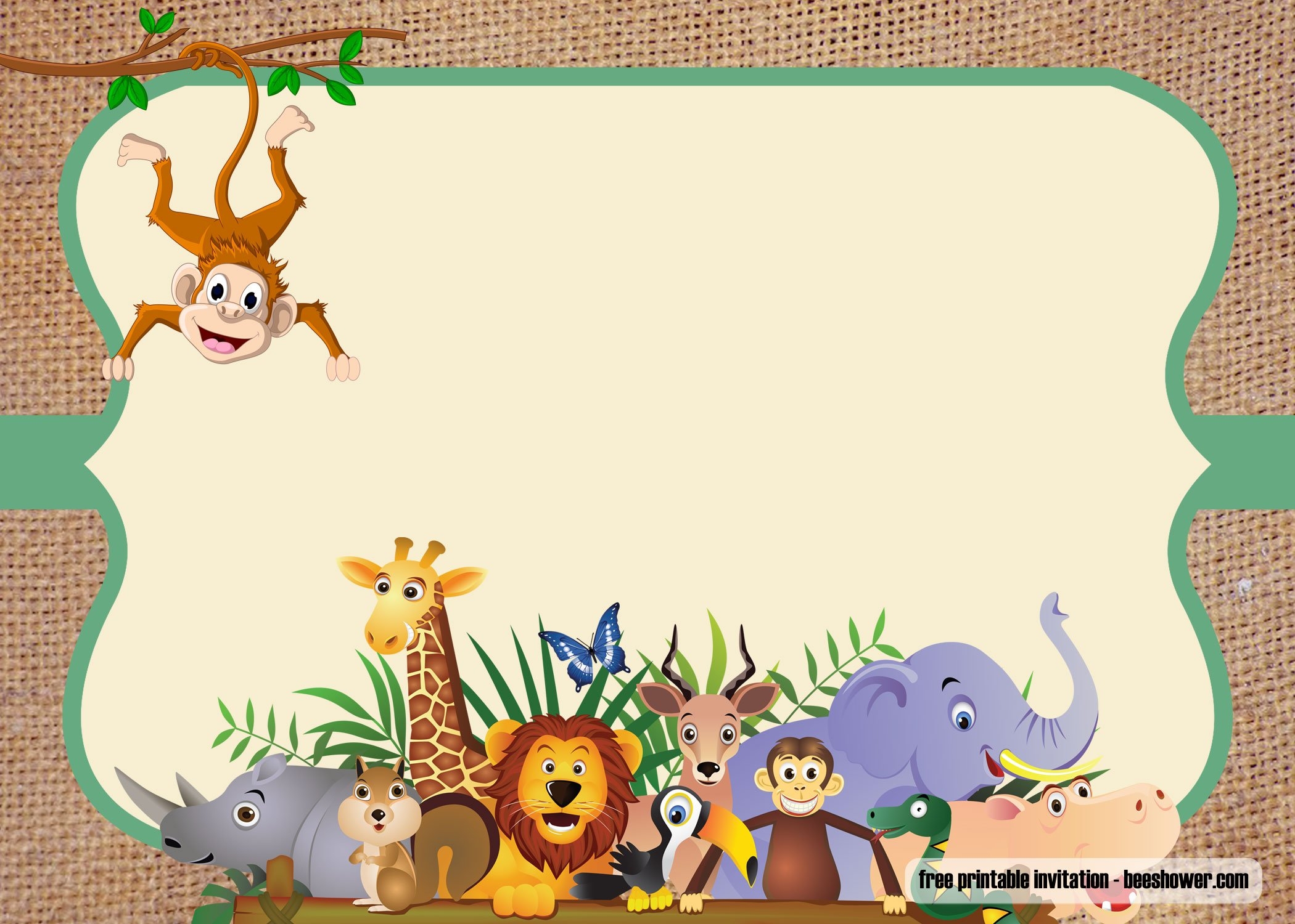 Free Printable Safari Baby Shower Invitations 2025 Www cosmecinc