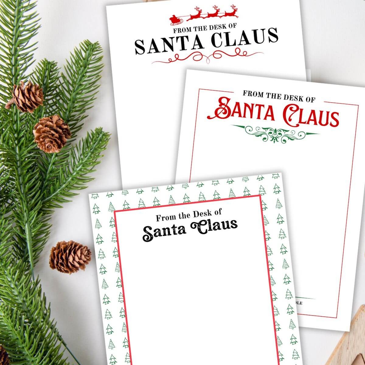 Santa Claus Letter Template Printable Free
