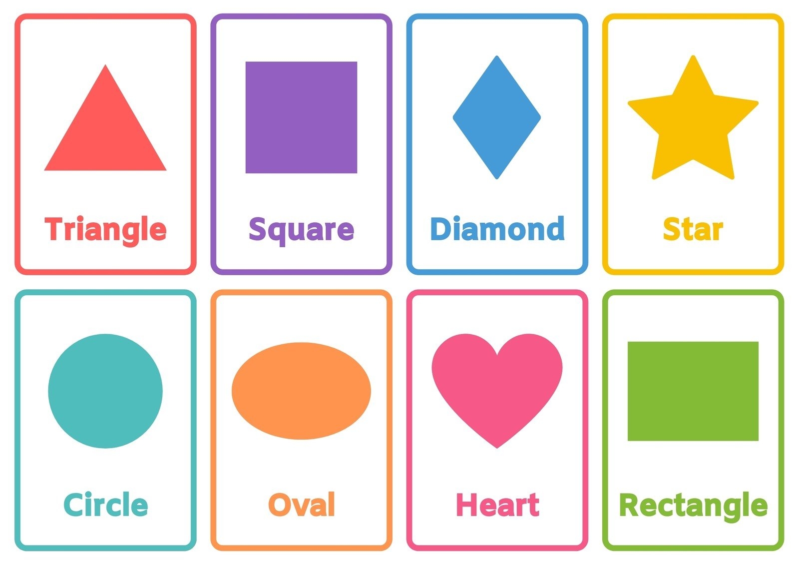 Free Shape Printables