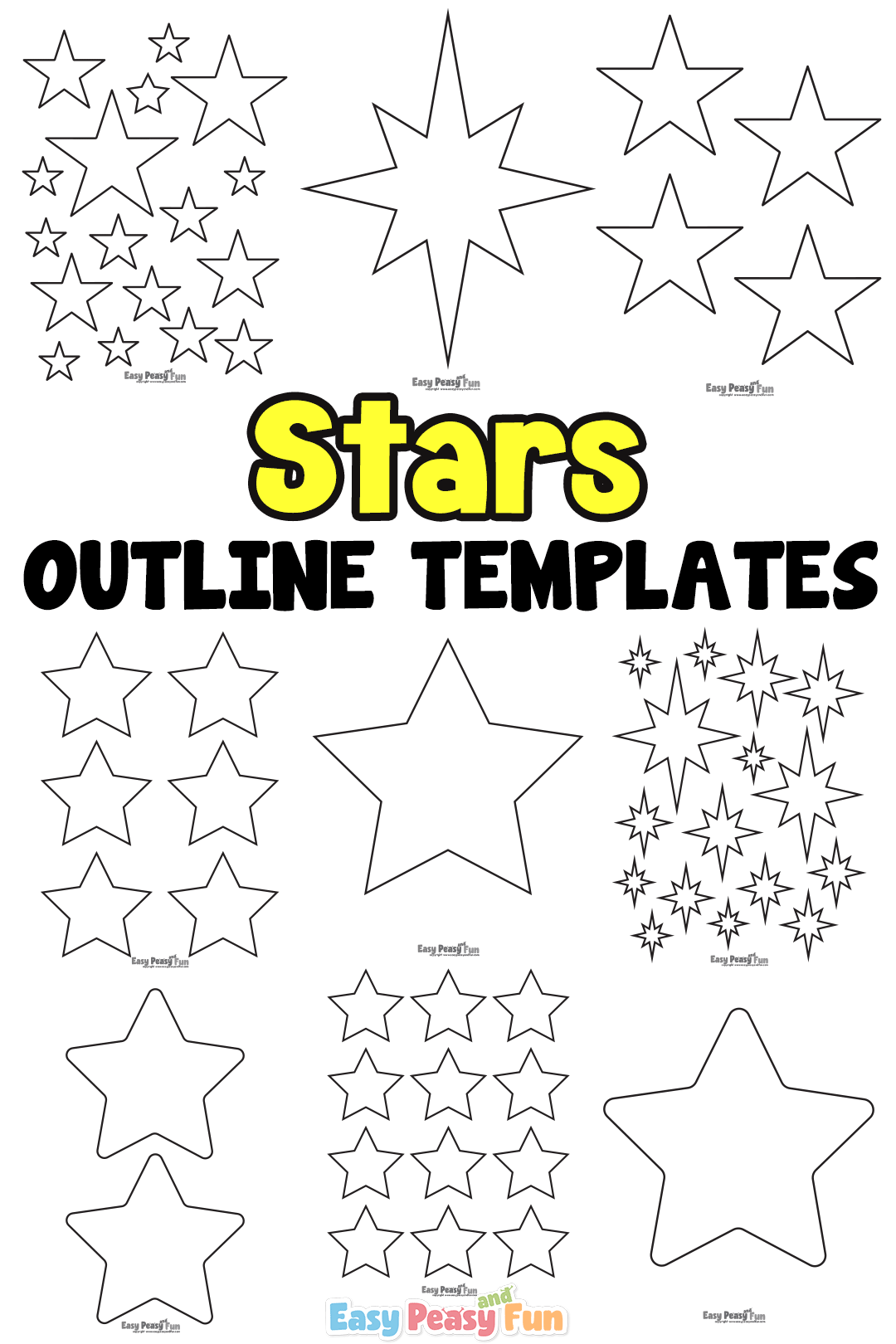 Star Templates Free Printable